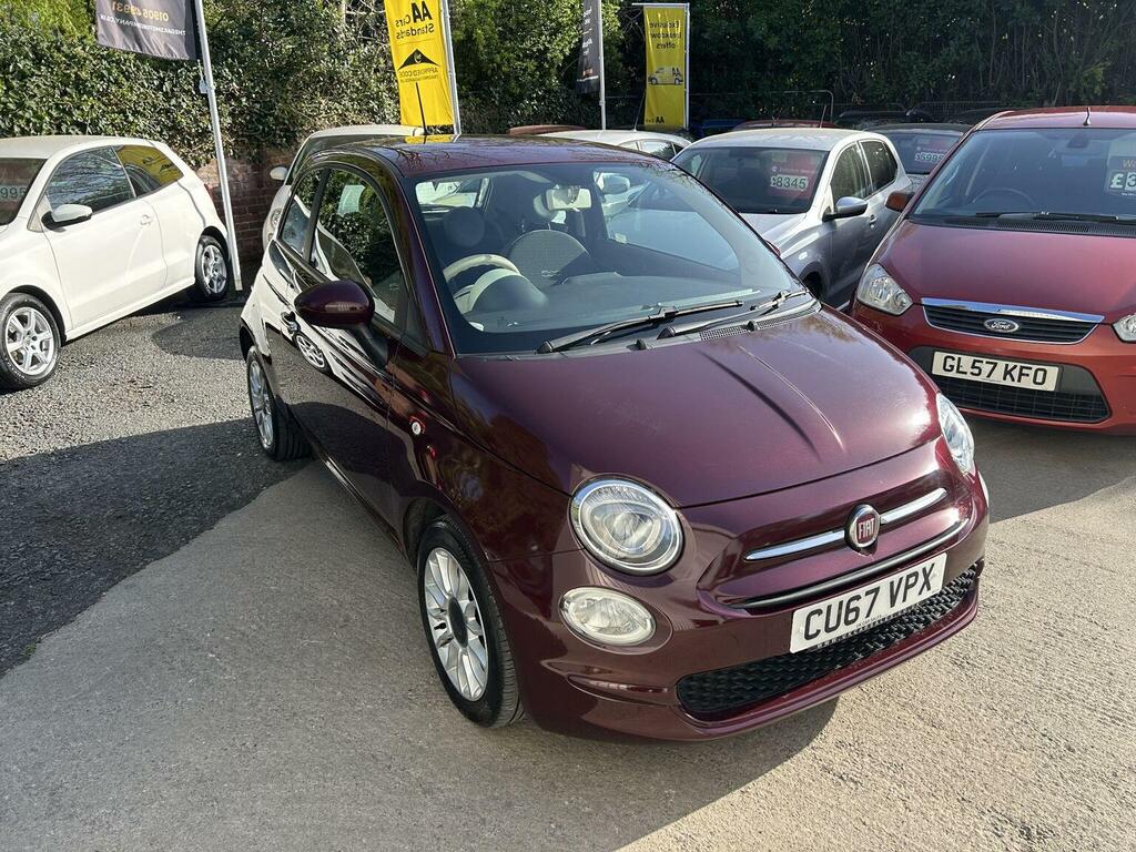Fiat 500 Hatchback 1.2 Eco Pop Star Euro 6 Ss 2017 Red