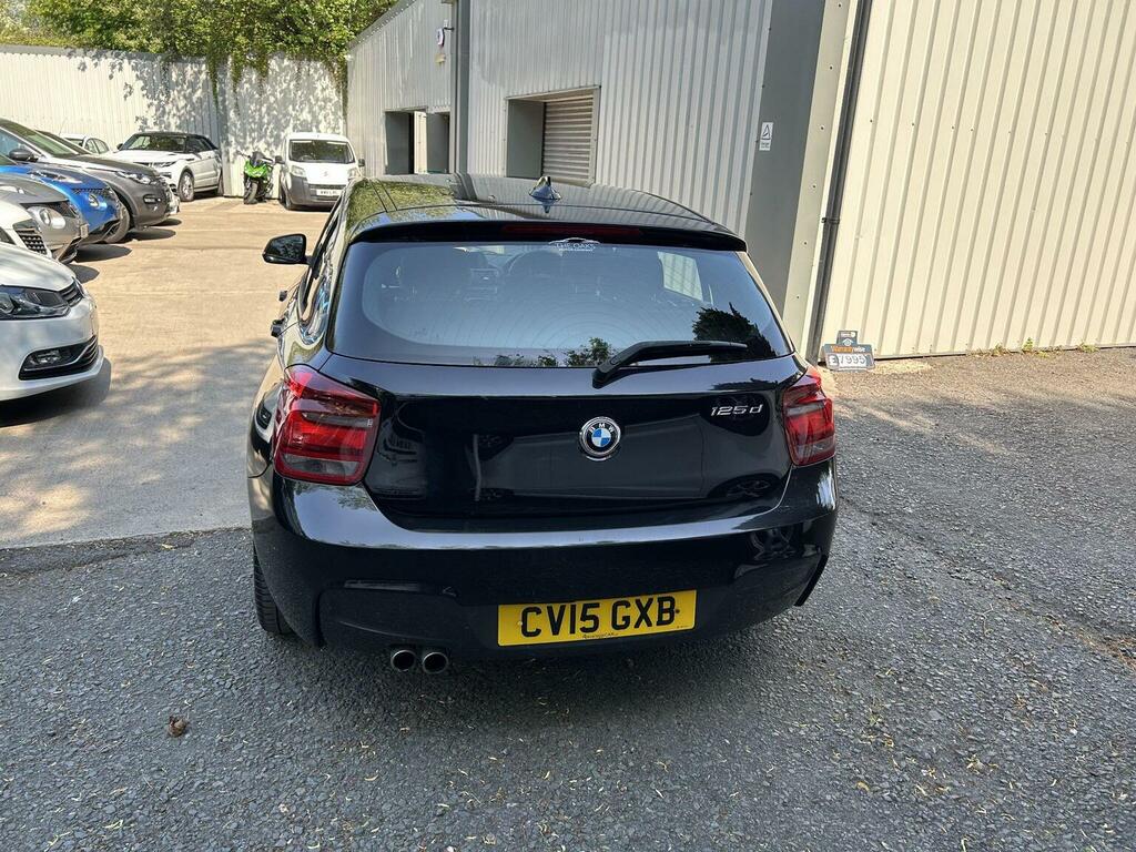 BMW 1 Series Hatchback 2.0 125D M Sport Euro 5 Ss 2015 CV15GXB Black #6