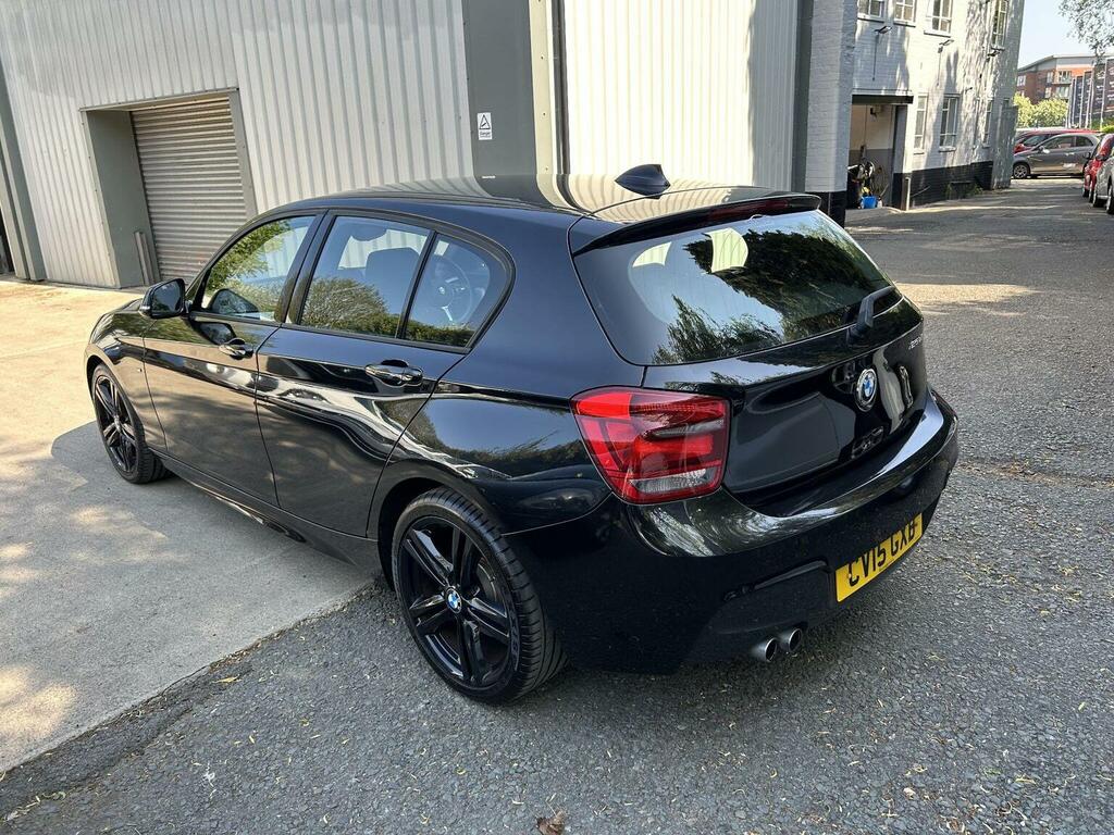 BMW 1 Series Hatchback 2.0 125D M Sport Euro 5 Ss 2015 CV15GXB Black #4