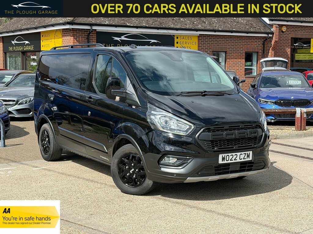 Ford Transit Custom 2.0 300 Ecoblue Trail Panel Van Black