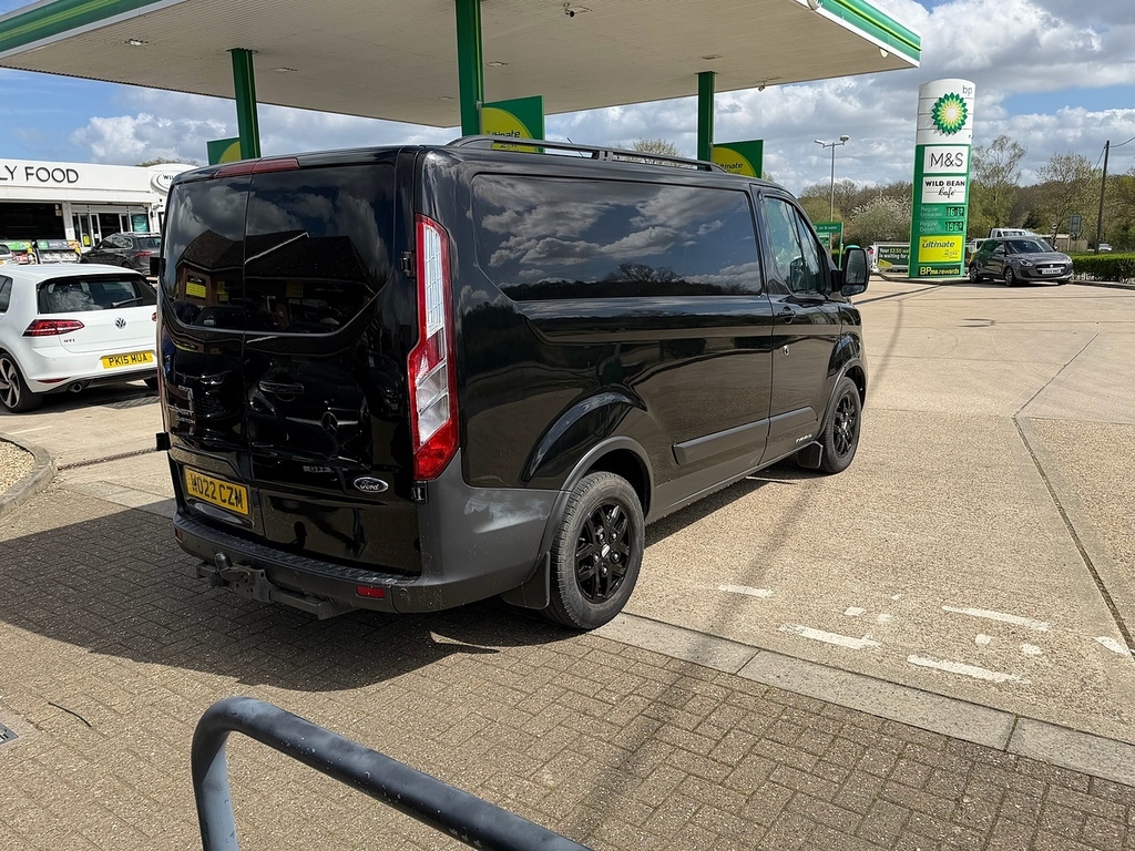 Ford Transit Custom 2.0 300 Ecoblue Trail Panel Van WO22CZM Black #5