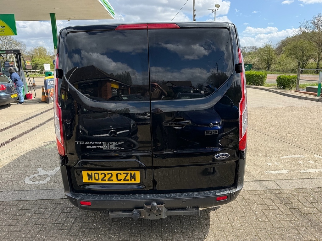 Ford Transit Custom 2.0 300 Ecoblue Trail Panel Van WO22CZM Black #6