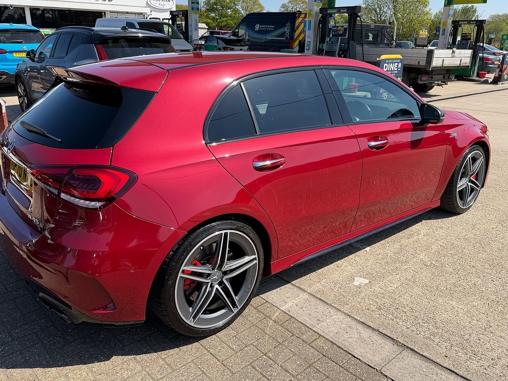 Mercedes-Benz A Class 2.0 A45 Amg S Hatchback 8G-dct 4Matic KP70NVD Red #4