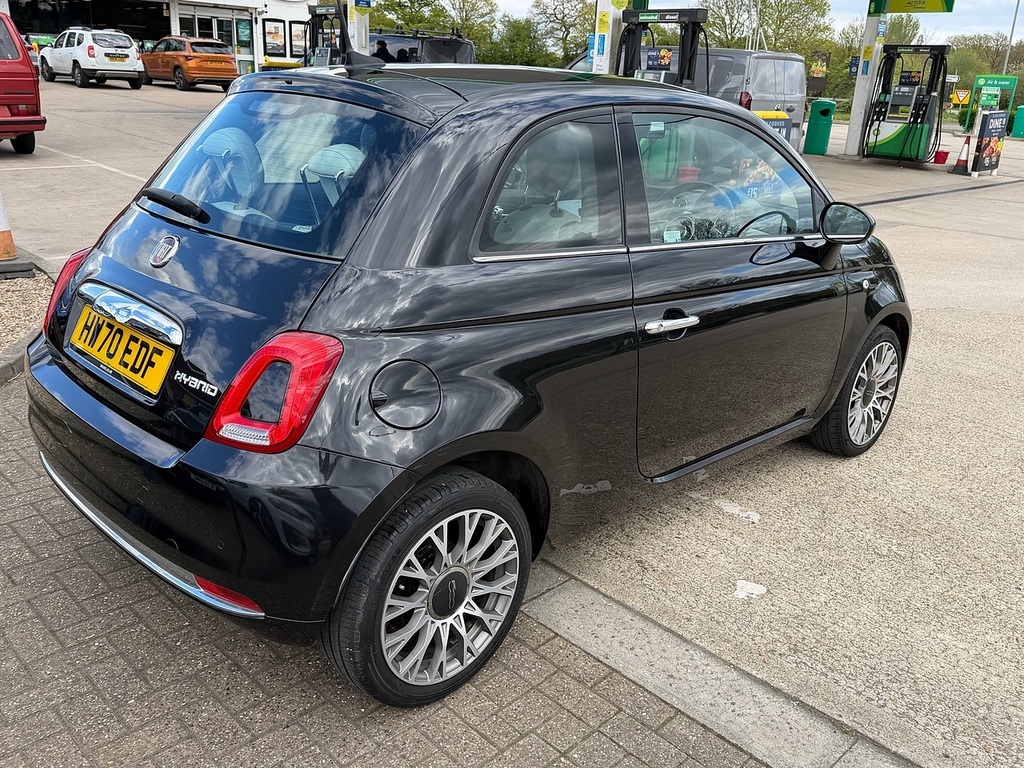 Fiat 500 1.0 Mhev Star Hatchback Euro 6 HW70EDF Black #5