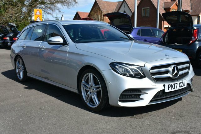 Mercedes-Benz E Class E220d Amg Line Estate Silver