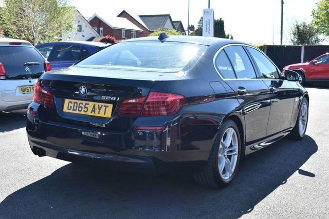 BMW 5 Series 528I M Sport Saloon Black #4