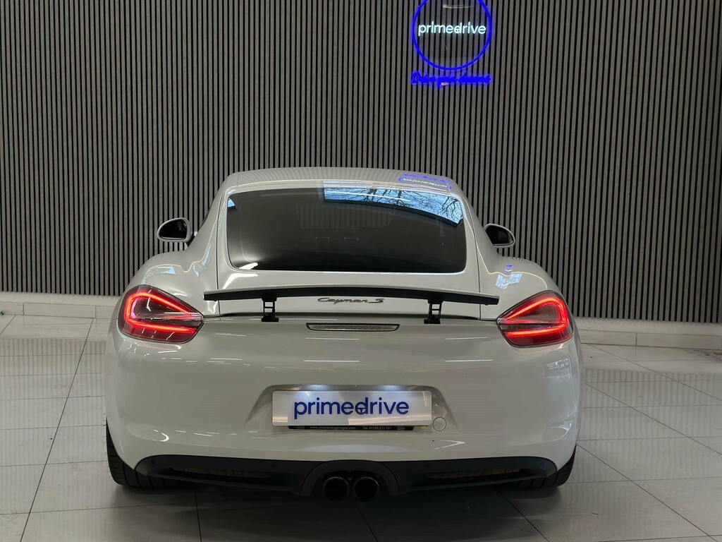 Porsche Cayman S Semi-auto BJ63YKP White #4