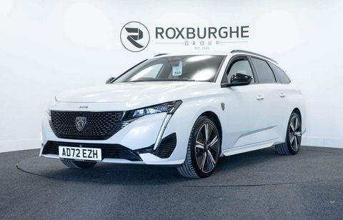 Peugeot 308 Estate AD72EZH White #3