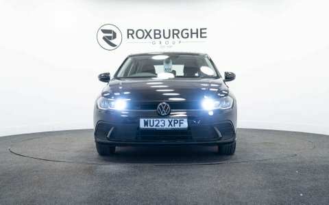 Volkswagen Polo Hatchback WU23XPF Black #2