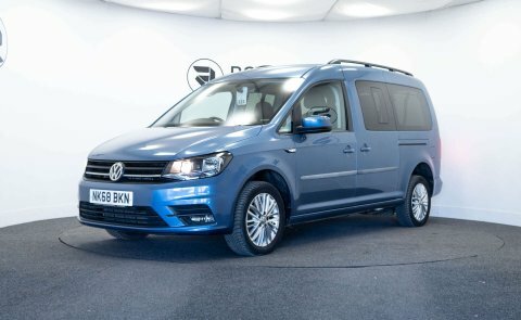 Volkswagen Caddy Maxi Life Mpv NK68BKN Blue #3