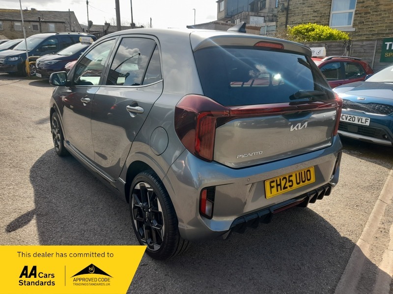Kia Picanto 1.0 Gt-line Amt Euro FH25UUO Grey #6
