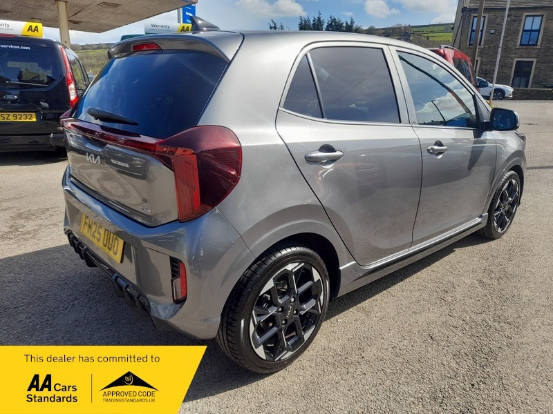Kia Picanto 1.0 Gt-line Amt Euro FH25UUO Grey #4