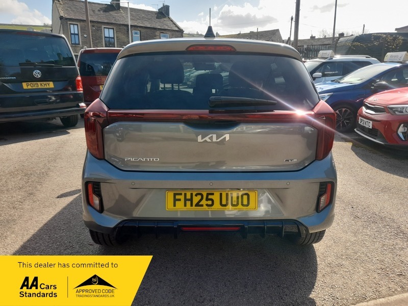 Kia Picanto 1.0 Gt-line Amt Euro FH25UUO Grey #5