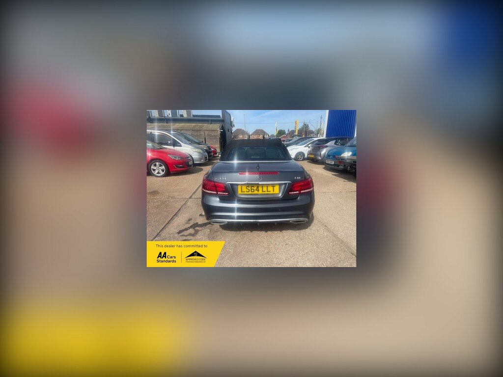 Mercedes-Benz E Class 2.1 E220 Cdi Amg Sport Cabriolet G-tron LS64LLT Grey #4