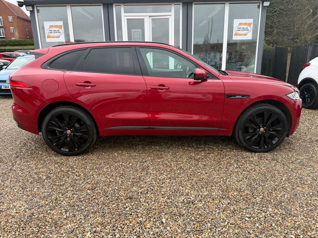 Jaguar F-Pace Suv 2.0 D180 R-sport Awd Euro 6 Ss 20 AE69OXL Red #2
