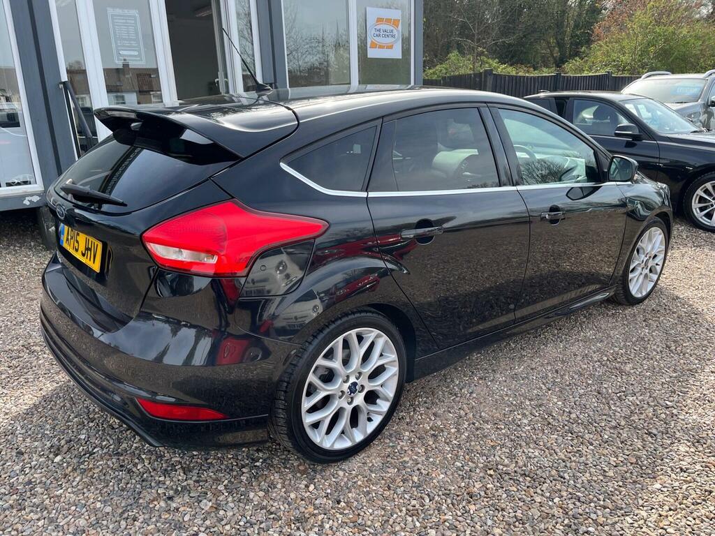 Ford Focus Hatchback 1.5 Tdci Zetec S Euro 6 Ss 2015 AP15JHV Black #4