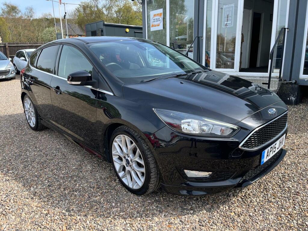 Ford Focus Hatchback 1.5 Tdci Zetec S Euro 6 Ss 2015 Black