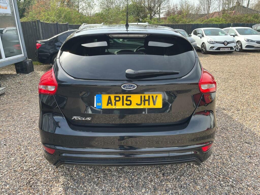 Ford Focus Hatchback 1.5 Tdci Zetec S Euro 6 Ss 2015 AP15JHV Black #5