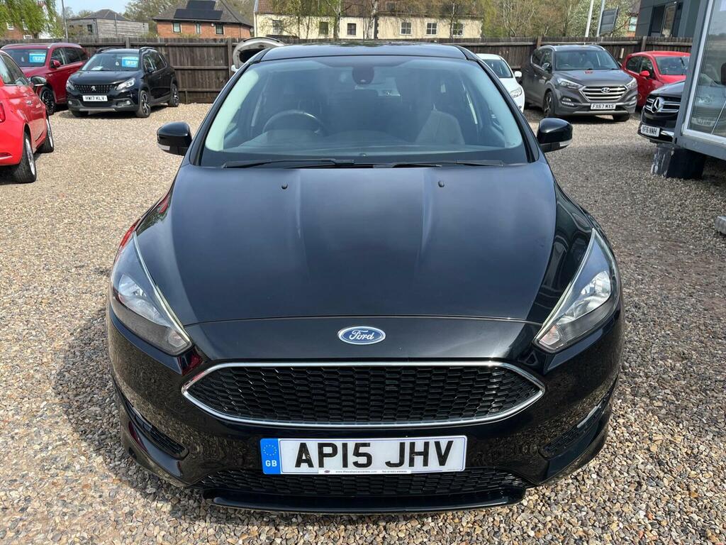 Ford Focus Hatchback 1.5 Tdci Zetec S Euro 6 Ss 2015 AP15JHV Black #2