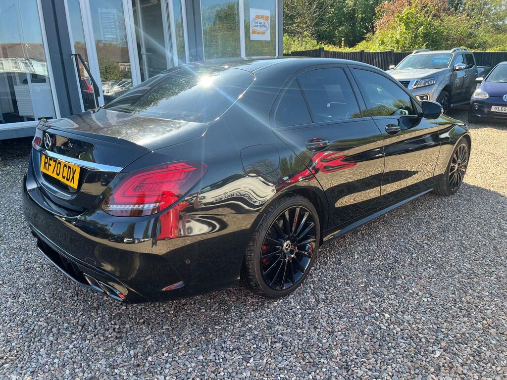 Mercedes-Benz C Class Saloon 2.0 C220d Amg Line Premium G-tronic Euro RF70CDX Black #3