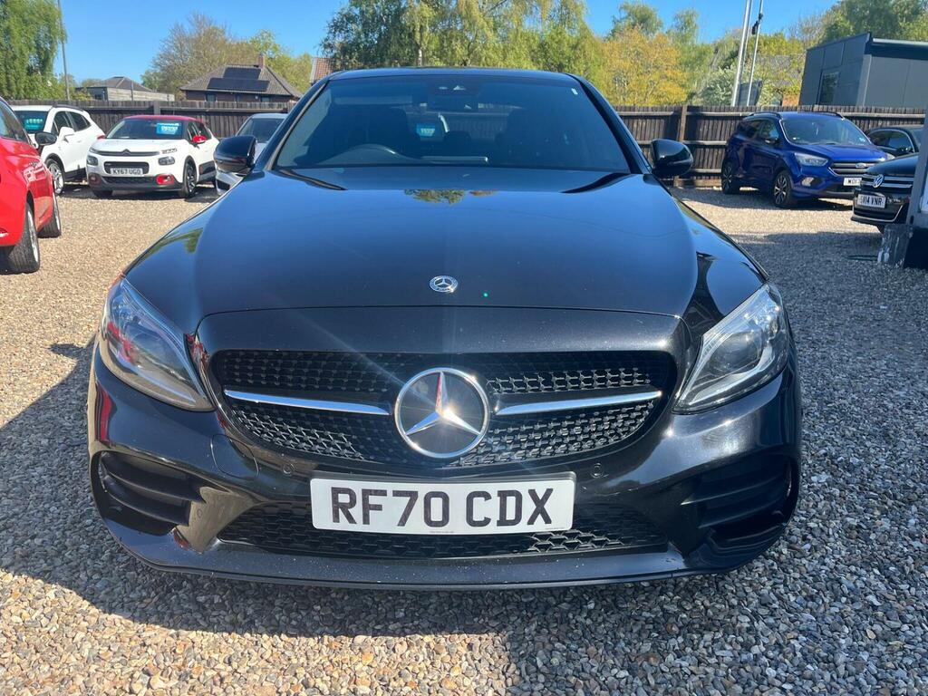 Mercedes-Benz C Class Saloon 2.0 C220d Amg Line Premium G-tronic Euro RF70CDX Black #2