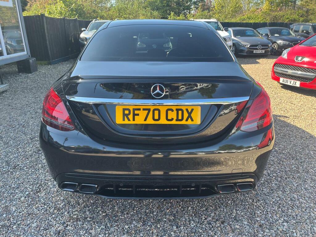 Mercedes-Benz C Class Saloon 2.0 C220d Amg Line Premium G-tronic Euro RF70CDX Black #4