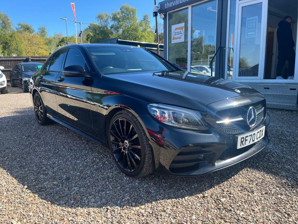 Mercedes-Benz C Class Saloon 2.0 C220d Amg Line Premium G-tronic Euro Black