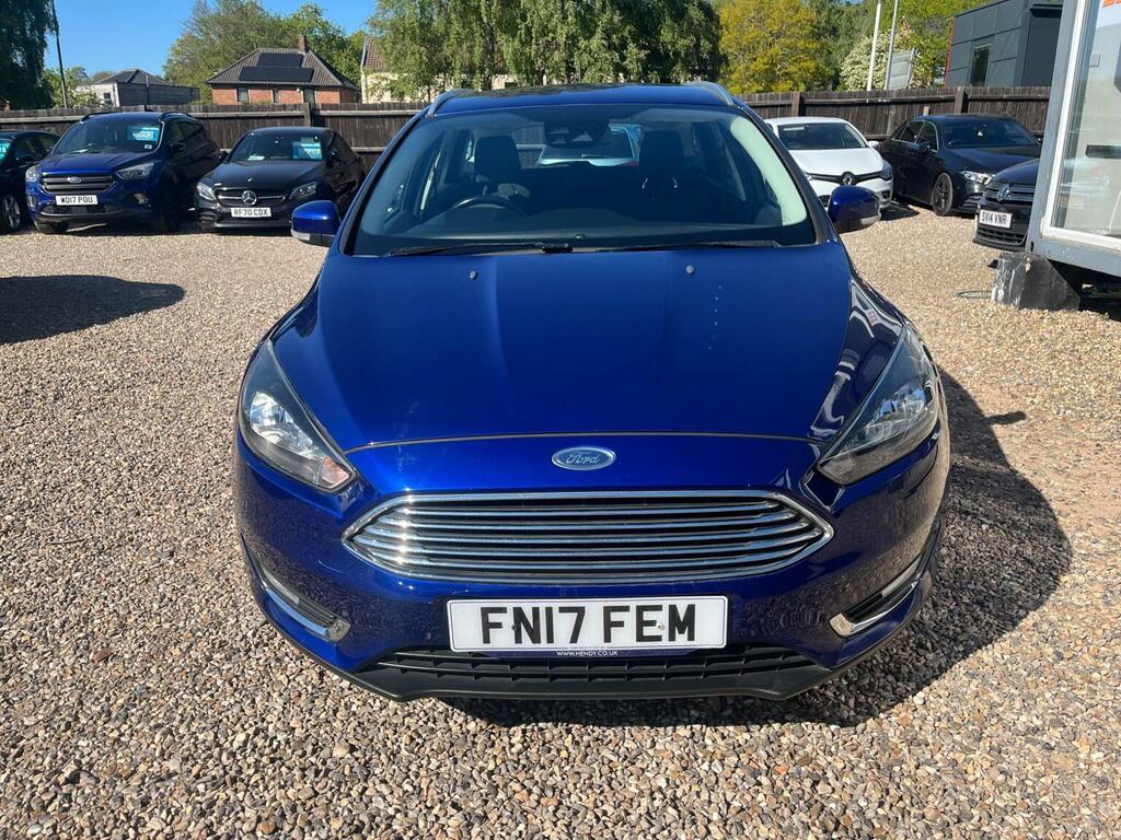 Ford Focus Estate 1.0T Ecoboost Titanium Euro 6 Ss FN17FEM Blue #2