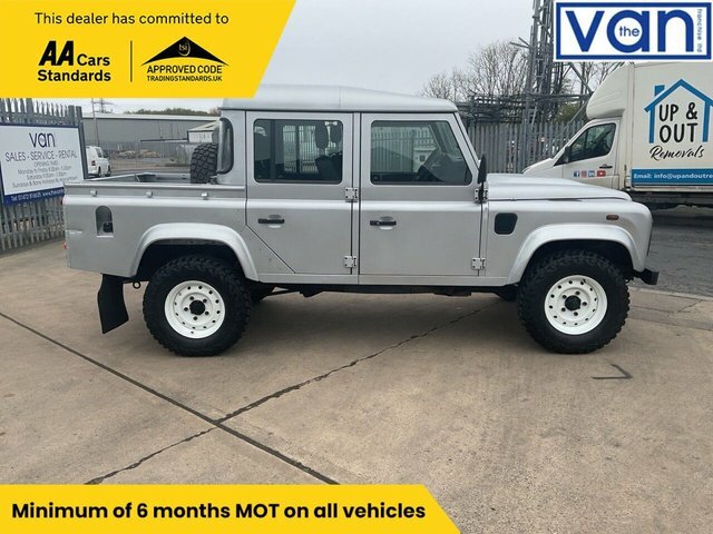 Land Rover Defender 2.2 Tdci Pickup Double Cab 4Wd M Silver #2