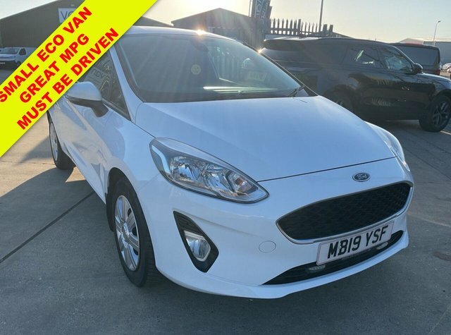 Ford Fiesta Van 1.5 Tdci Car Derived Van Eur White