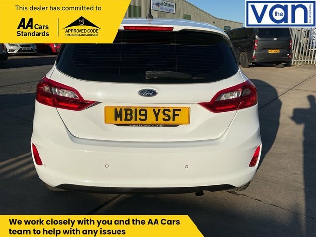 Ford Fiesta Van 1.5 Tdci Car Derived Van Eur MB19YSF White #4