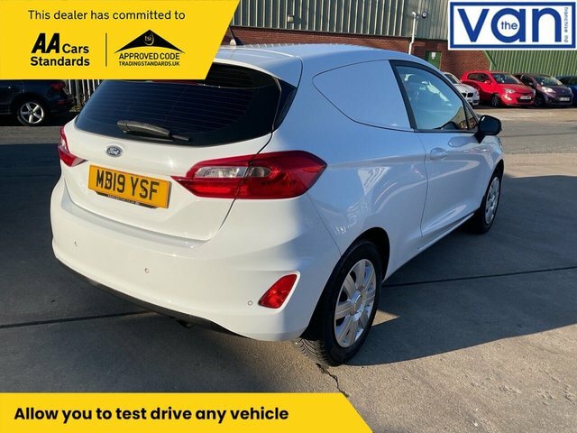 Ford Fiesta Van 1.5 Tdci Car Derived Van Eur MB19YSF White #3