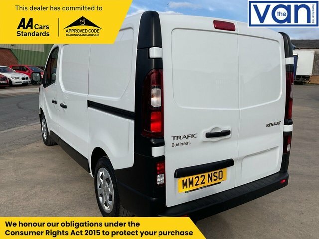 Renault Trafic 2.0 Dci Blue Sl28 Business Panel Van Ma MM22NSO White #5