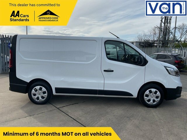 Renault Trafic 2.0 Dci Blue Sl28 Business Panel Van Ma MM22NSO White #2