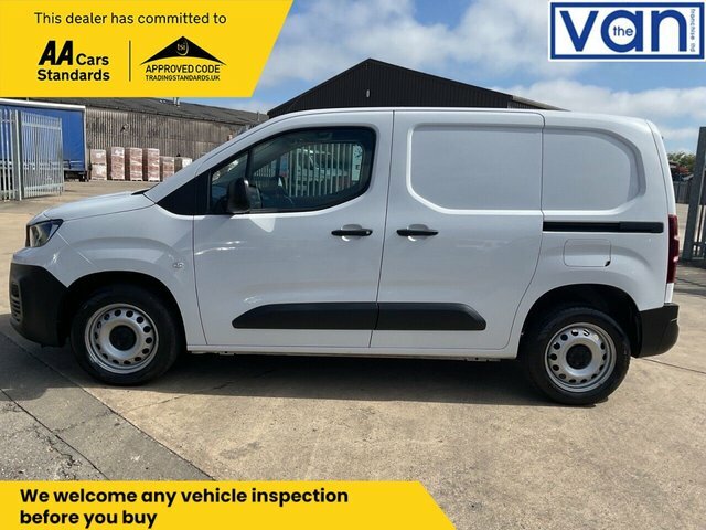 Peugeot Partner 1.5 Bluehdi 1000 Professional Premium Standard P CJ23KJK White #6