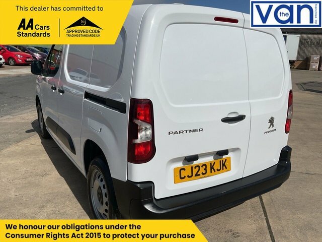 Peugeot Partner 1.5 Bluehdi 1000 Professional Premium Standard P CJ23KJK White #5