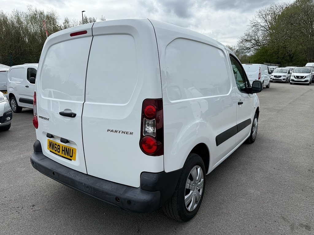 Peugeot Partner 1.6 Bluehdi 855 Professional Air Con Swb 3 Seats V MW68HNU White #5