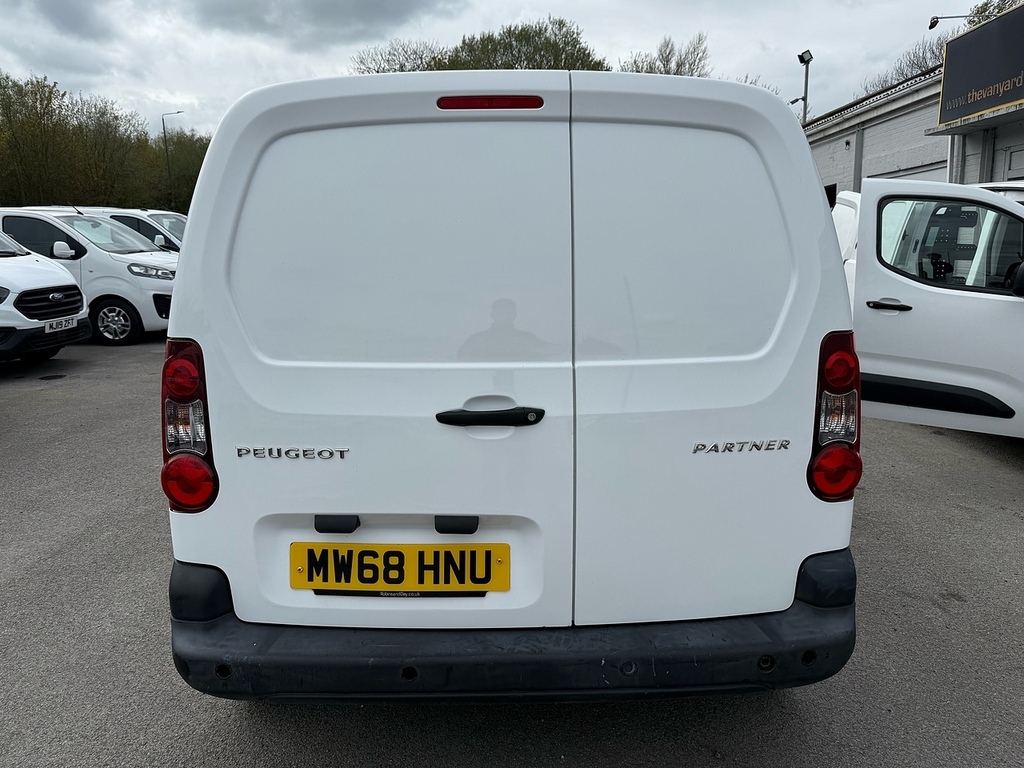 Peugeot Partner 1.6 Bluehdi 855 Professional Air Con Swb 3 Seats V MW68HNU White #6