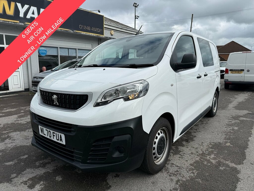 Peugeot Expert 1.5 Bluehdi 1000 Professional Combi 6 Seats Air Co White