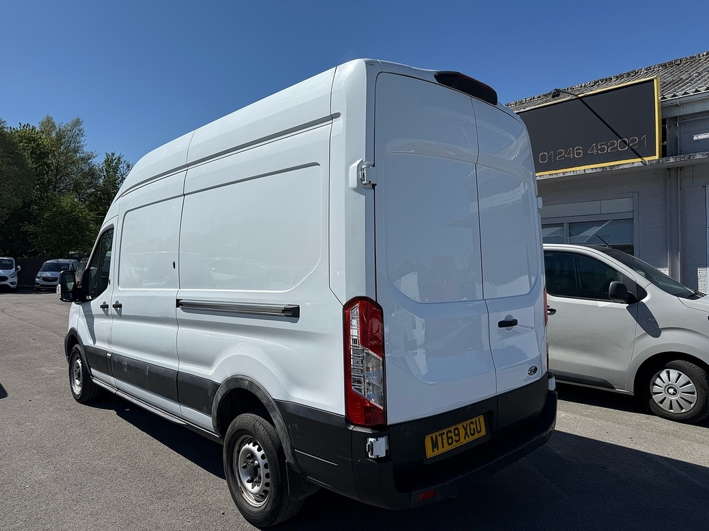Ford Transit Custom 2.0 350 Ecoblue Lwb High Roof Panel Van MT69XGU White #6
