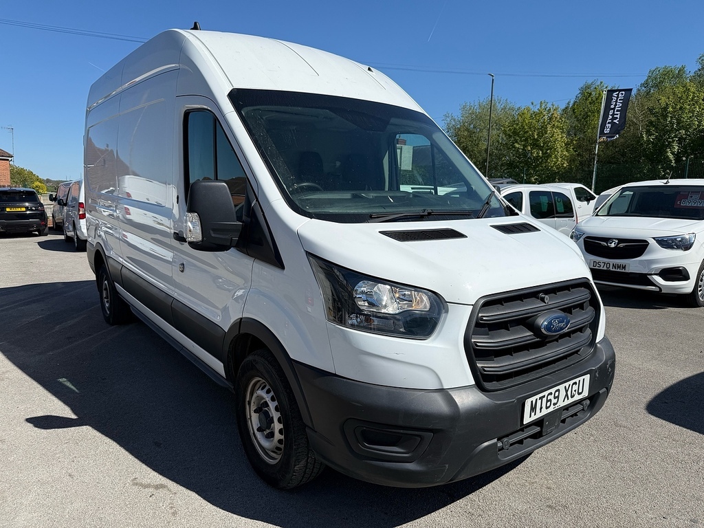 Ford Transit Custom 2.0 350 Ecoblue Lwb High Roof Panel Van MT69XGU White #3