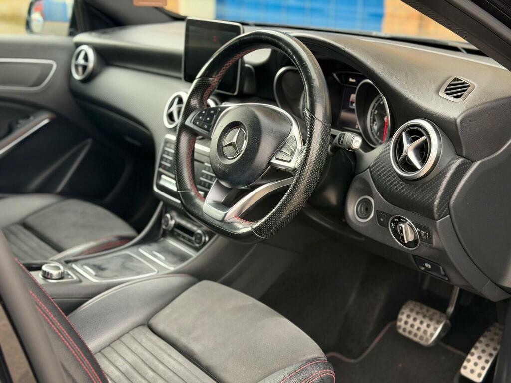 Mercedes-Benz A Class Hatchback 1.6 A180 Amg Line Executive 7G-dct Eur GL16OCV Black #2