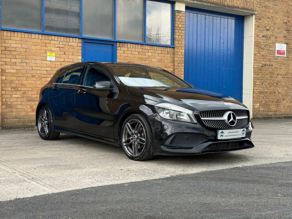 Mercedes-Benz A Class Hatchback 1.6 A180 Amg Line Executive 7G-dct Eur Black