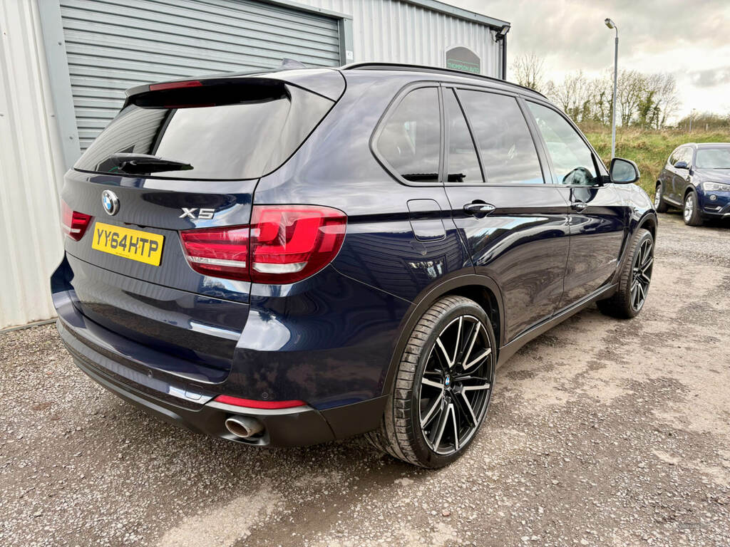 BMW X5 Xdrive30d Se 7 Seat YY64HTP Blue #3