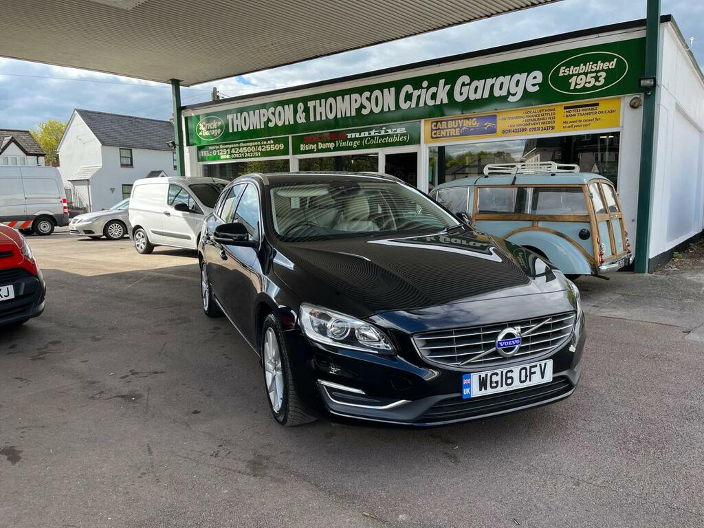 Volvo V60 Estate 2.0 D4 Se Lux Nav Euro 6 Ss 20 Black #2