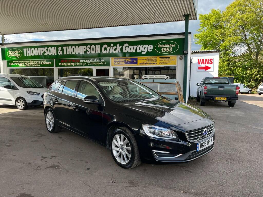 Volvo V60 Estate 2.0 D4 Se Lux Nav Euro 6 Ss 20 Black