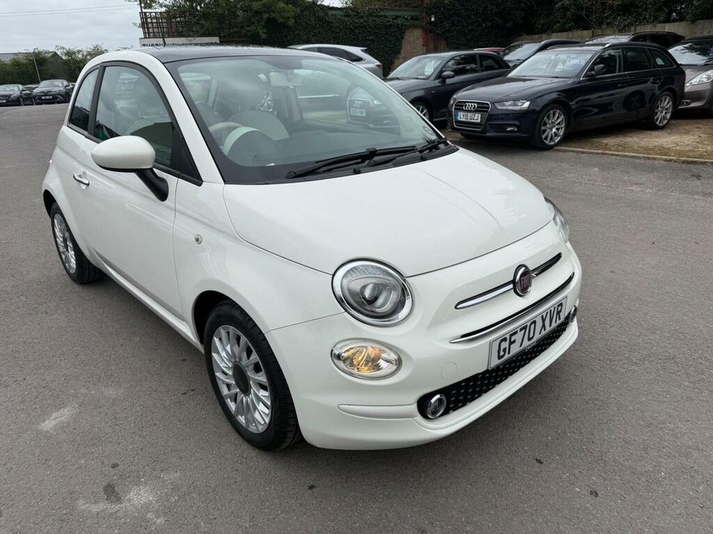 Fiat 500 Hatchback 1.2 Lounge Dualogic Euro 6 Ss 20 White