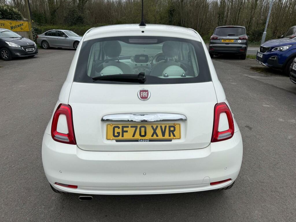 Fiat 500 Hatchback 1.2 Lounge Dualogic Euro 6 Ss 20 GF70XVR White #5