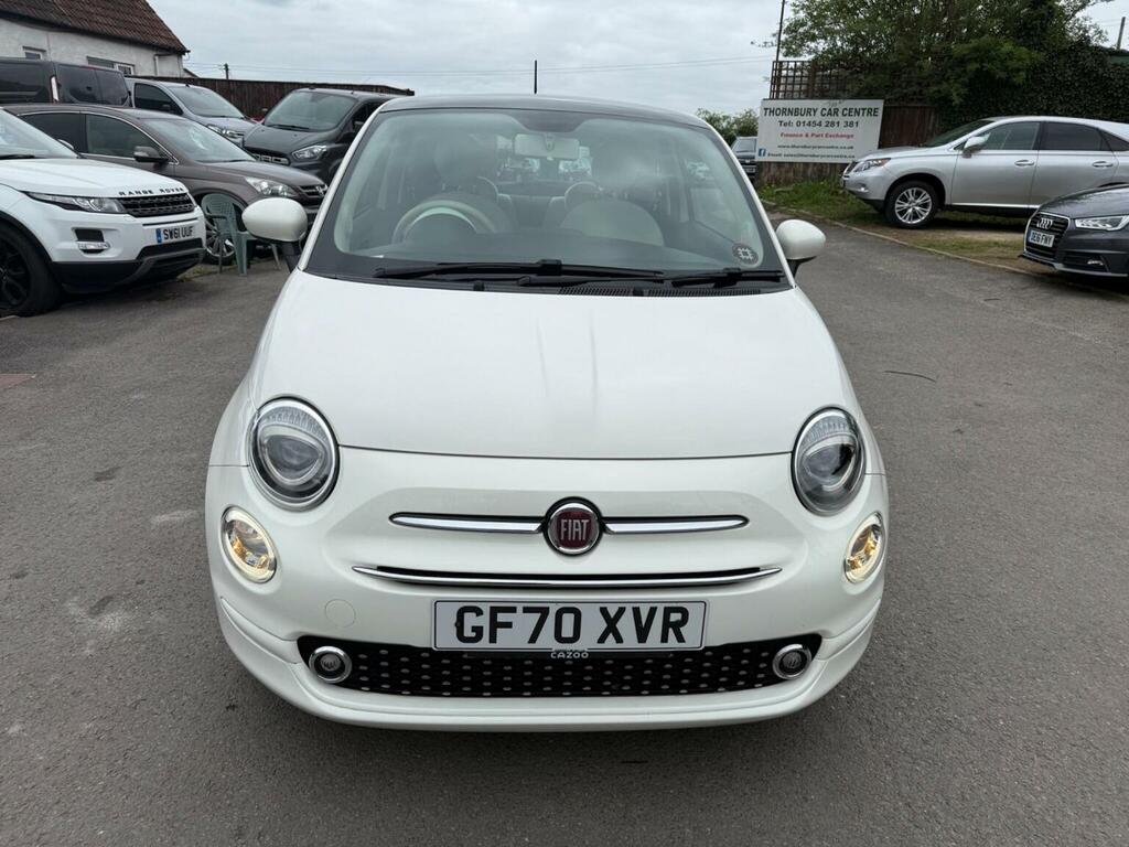 Fiat 500 Hatchback 1.2 Lounge Dualogic Euro 6 Ss 20 GF70XVR White #2