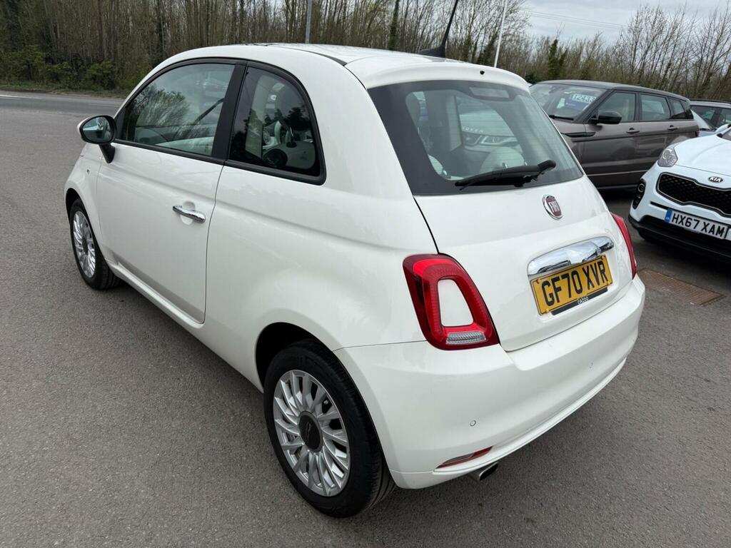 Fiat 500 Hatchback 1.2 Lounge Dualogic Euro 6 Ss 20 GF70XVR White #4